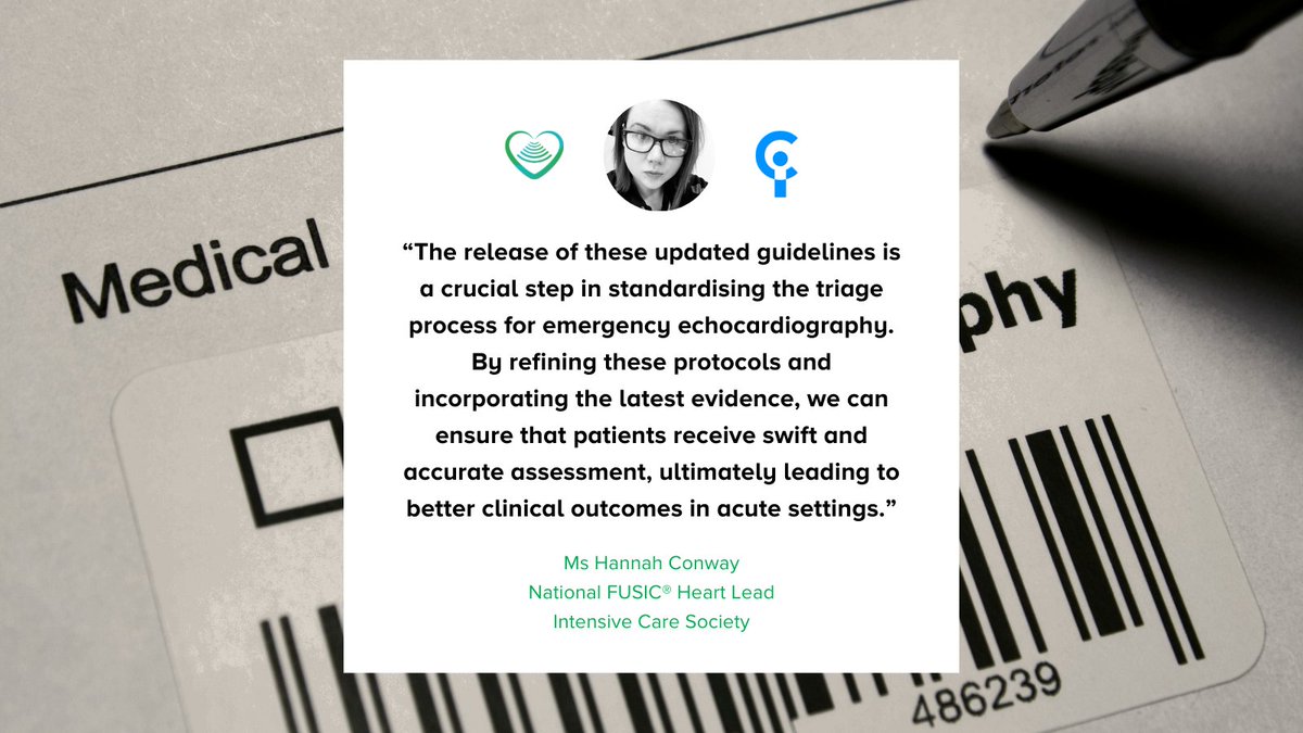 BSEcho (@bsecho) on Twitter photo We've published our new triaging posters, including:
💚 Clinical indications and triage of echocardiography: Emergency, inpatient and critical care level II studies: ow.ly/u20i50SN1oH
See what <a href="/cardiacACCP/">ℍ𝕒𝕟𝕟𝕒𝕙 ℂ𝕠𝕟𝕨𝕒𝕪</a>, National FUSIC®️ Heart Lead at <a href="/ICS_updates/">Intensive Care Society 💙</a> had to say about it 👇 We've published our new triaging posters, including:
💚 Clinical indications and triage of echocardiography: Emergency, inpatient and critical care level II studies: ow.ly/u20i50SN1oH
See what <a href="/cardiacACCP/">ℍ𝕒𝕟𝕟𝕒𝕙 ℂ𝕠𝕟𝕨𝕒𝕪</a>, National FUSIC®️ Heart Lead at <a href="/ICS_updates/">Intensive Care Society 💙</a> had to say about it 👇