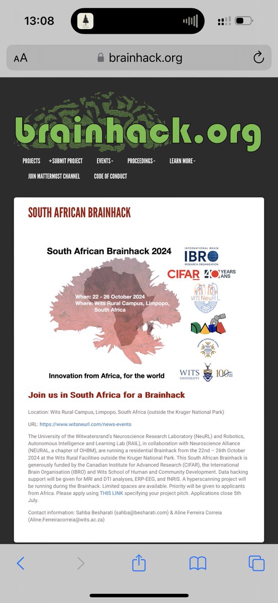 StephForkel's tweet image. Very excited about the upcoming #brainhack in South Africa 🇿🇦 come along and join us - Details below ⬇️ 

brainhack.org/2024/07/01/sou…