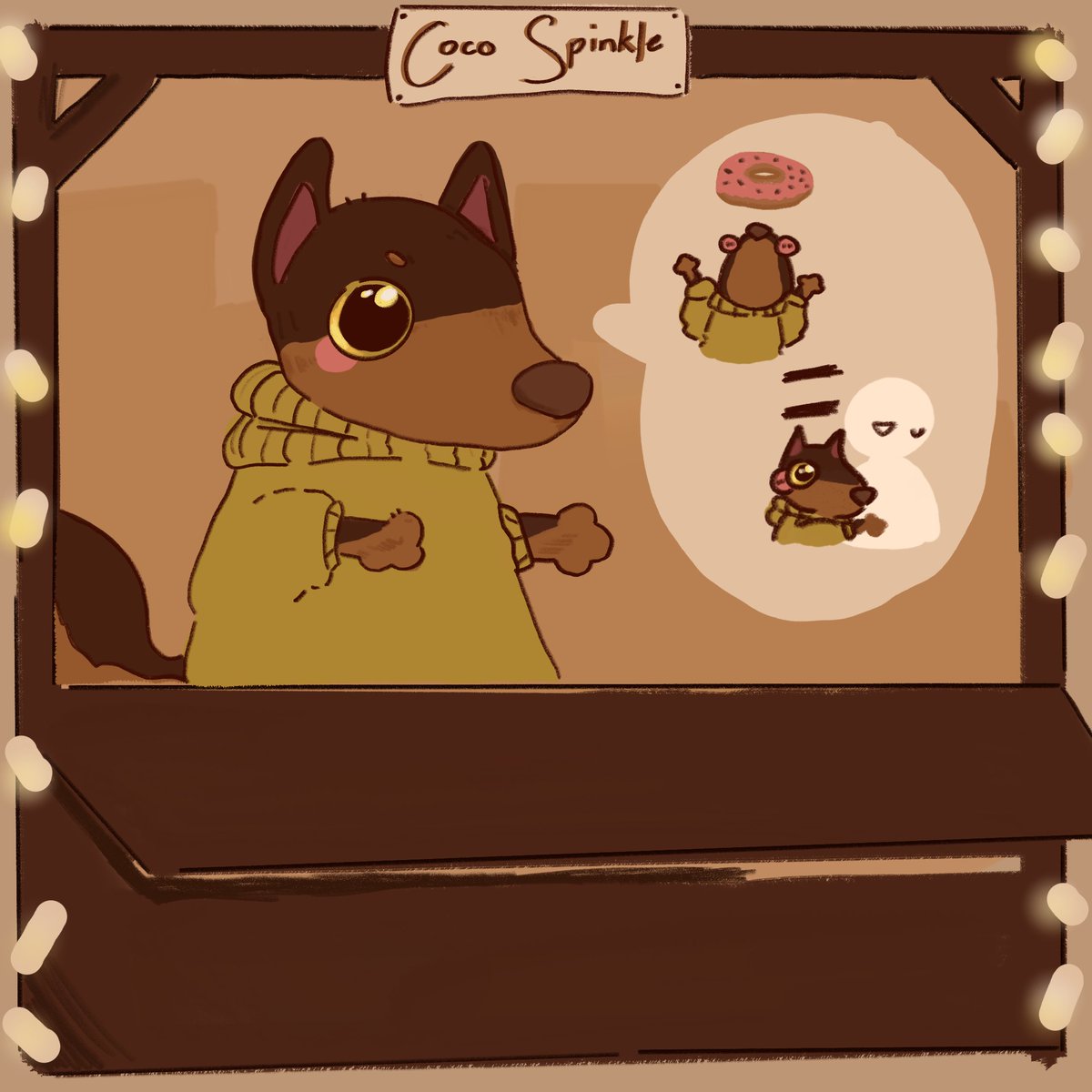 OnamSystem's tweet image. COCO SPRINKLE. THIS CHARCTER IS SO FUCKIN CUTE. Character made by Lynnceanah on #artfight #teamseafoam