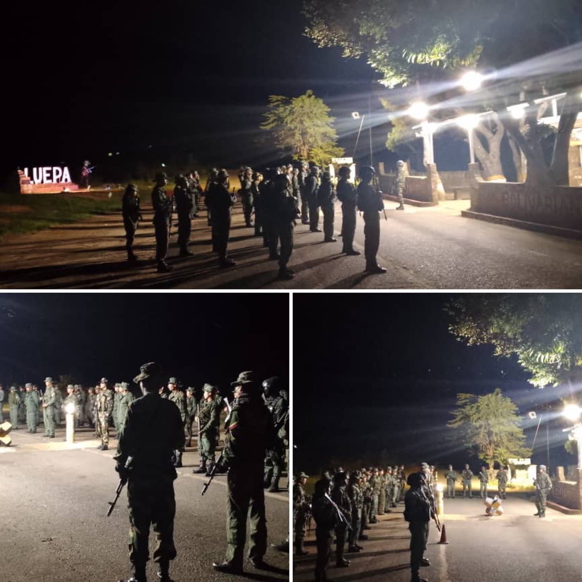 #FANB desplegada en patrullajes nocturnos, garantizando la paz y el sosiego de la población.

#IntegrarEsVencer