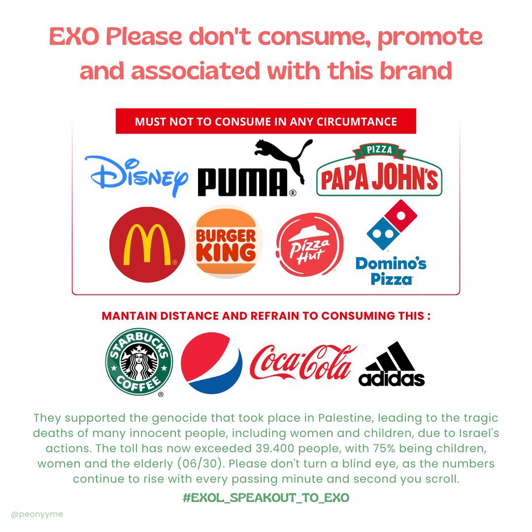 tobelicandy_'s tweet image. 준면아, 맥도날드를 섭취하지 말아 주세요. 가자 아이들을 지원해 주신 분으로서, 그들을 해치는 사람들을 지원하는 기업에도 자금을 지원하지 말아 주세요. 맥도날드를 보이콧하세요. 가자에 대한 인식 제고를 위한 당신의 노력이 헛되지 않도록 해 주세요

#토백버블 #준면이와토백이 @weareoneEXO