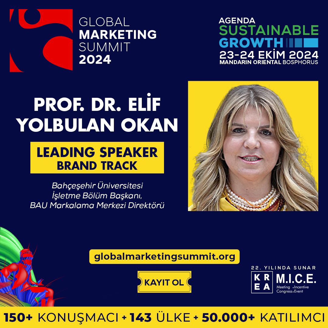 #SustainableGrowth #GlobalMarketingSummit2024 #Marketing #SustainableBusiness #SustainableWorld #Leadership #FutureandDigital #Brand #Creativity #Sustainability #DigitalMarketing #KREAMICE #KREADigital #CMOCircle #ElifYolbulanOkan
