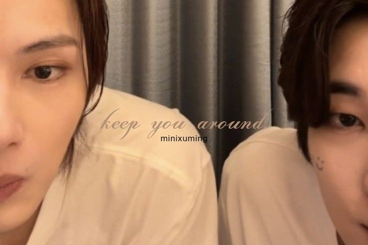 minixuming's tweet photo. “keep you around”
a filo #wonhui short au.. 
they say drunk words are sober thoughts.. https://t.co/7Ivwf5yWLD