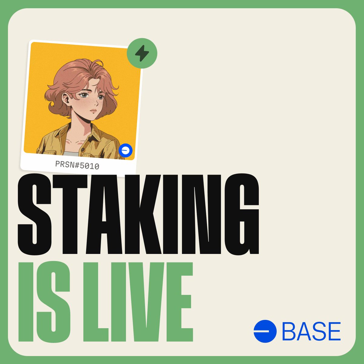 📢 Attention Timefall Valley!

🔵 Staking is now live on Base

🔗 Bridge your Persona to Base and start staking to earn daily UNA rewards

🌟 This marks a huge milestone in our long-term vision for Persona

Learn more ↓