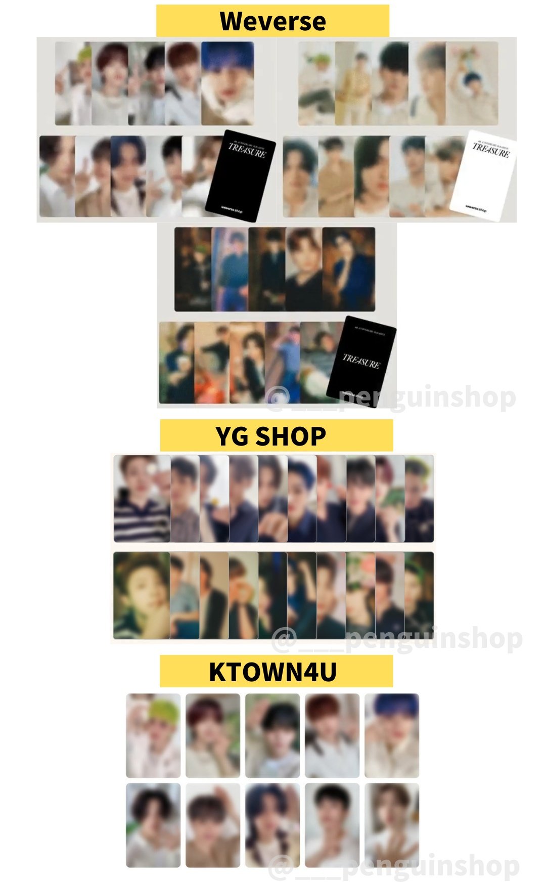 TREASURE ジョンウ YG select さし 4カット TREASURE ジョンウ YG select さし 4カット