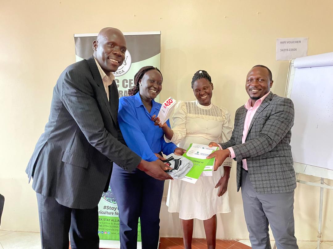 LatekStay's tweet photo. We are thrilled to announce the official launch of the OC#6 program!  This phase of the Organic Cereals Program was launched earlier this week by our Executive Director and BOD members of Latek Stay Alliance Uganda, alongside Program Managers and Officers from our implementing- https://t.co/QC90naURs3