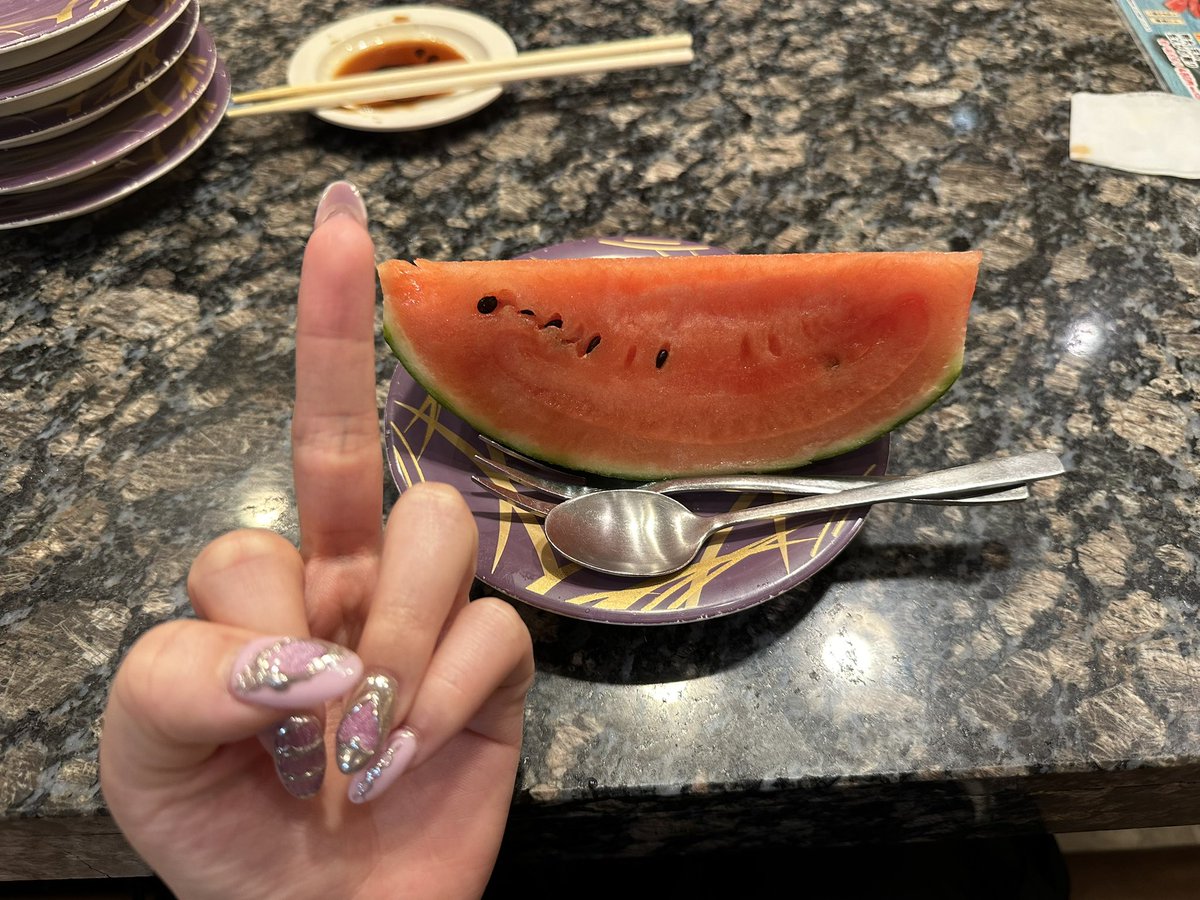 ケツから出しました