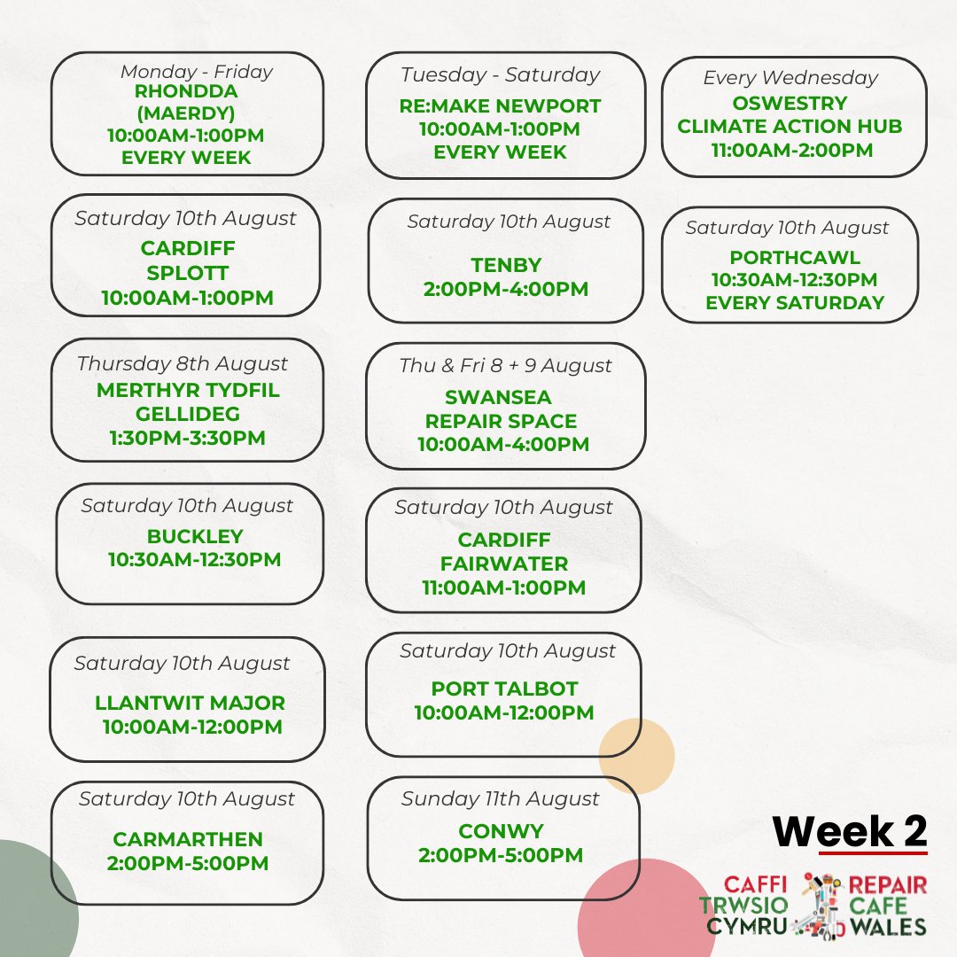 Repair Cafe Wales tweet media