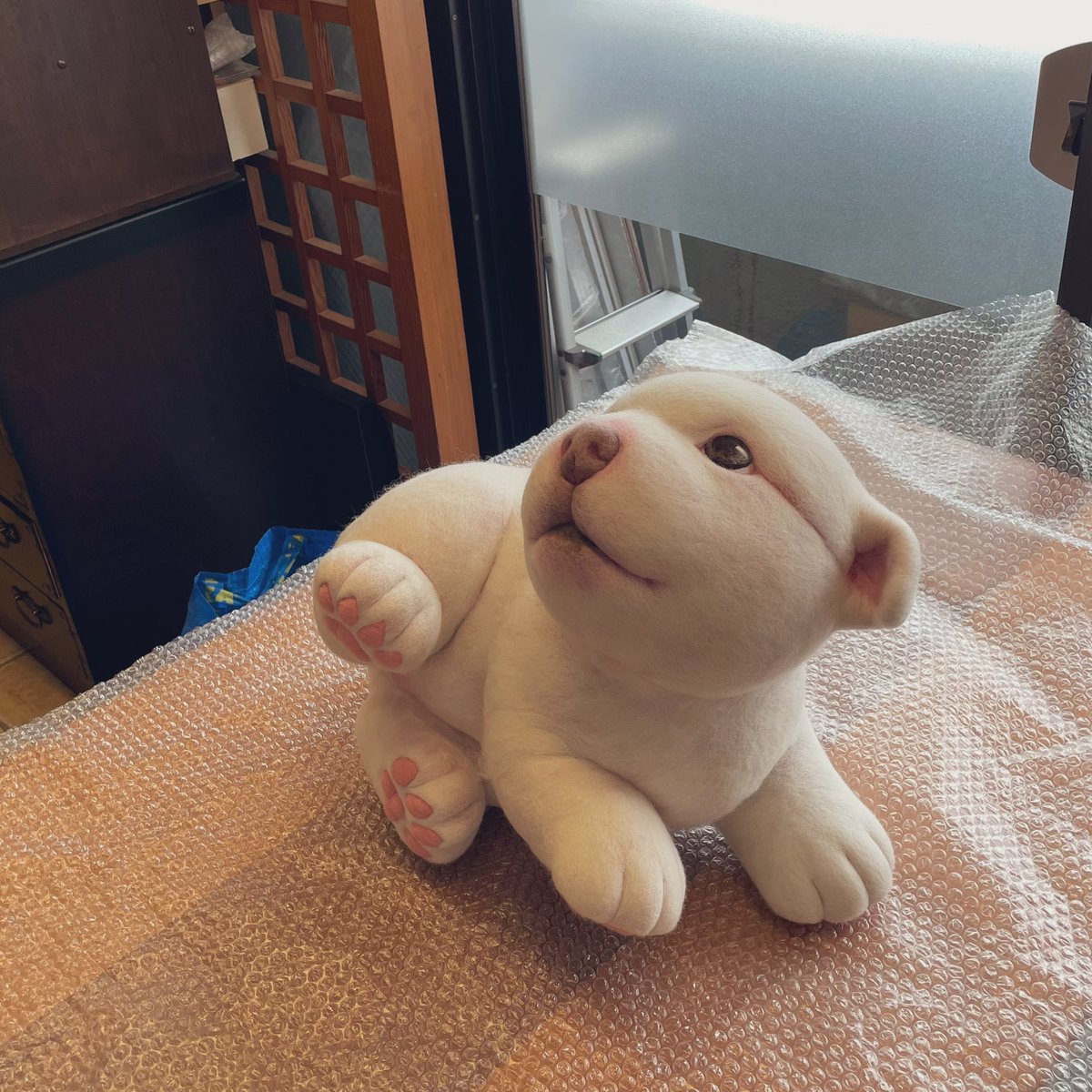 KMinami89's tweet photo. 次の展示に向けて、色々準備を進めています。今日は花影抄で新作の作品撮影をして頂きました🐶📸

今年の後半は9月に銀座、12月に京都で個展を予定しています！詳細はまた改めてお知らせします🐾 https://t.co/afmn6odTbX