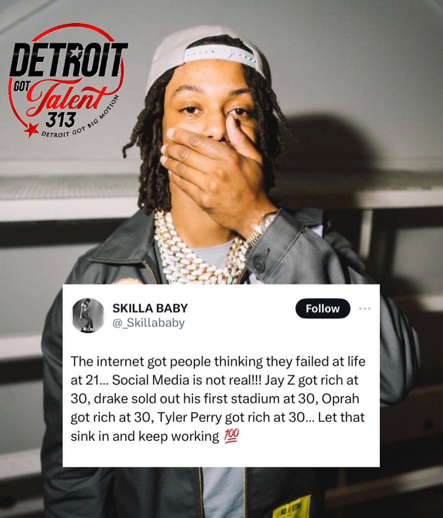 BigDGT313's tweet photo. “Remember, success doesn’t have a deadline! 🚀While social media might make us feel like we should have it all figured out by 21, many icons found their path later in life. Jay-Z, Drake, Oprah, and Tyler Perry all hit their strides at 30 #Inspiration #SuccessJourney” #SkilaBaby https://t.co/8M5aKGRDDg