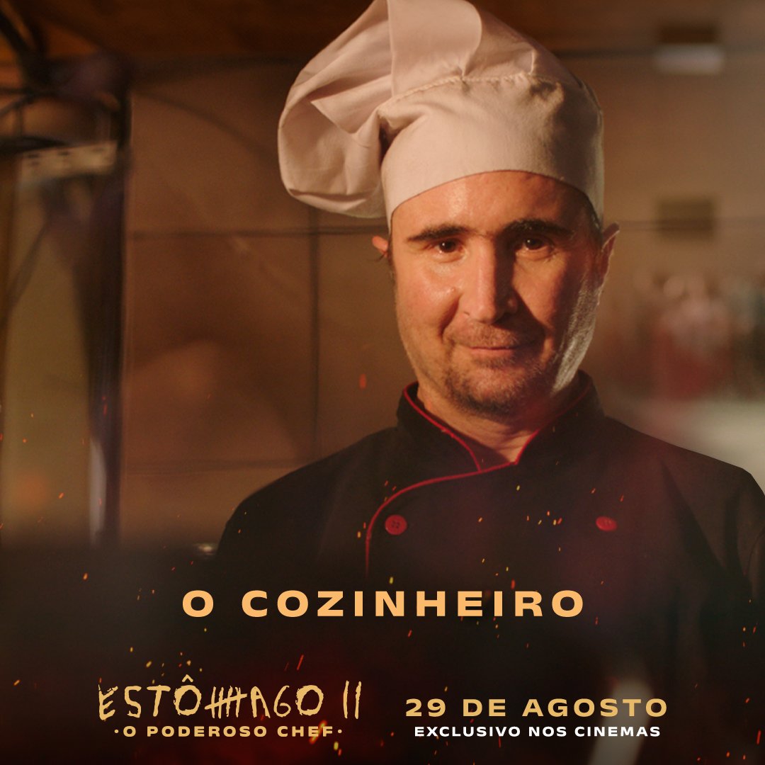 ParisFilmes's tweet photo. O cozinheiro mais amado do Brasil está de volta! Você está preparado? 😋🍴
#Estômago2 - O Poderoso Chef chega dia 29 de agosto, exclusivamente nos cinemas! Bon Apetite! 🍿 #VemAí #ParisFilmes #OPoderosoChef https://t.co/SbfyJGI1t3