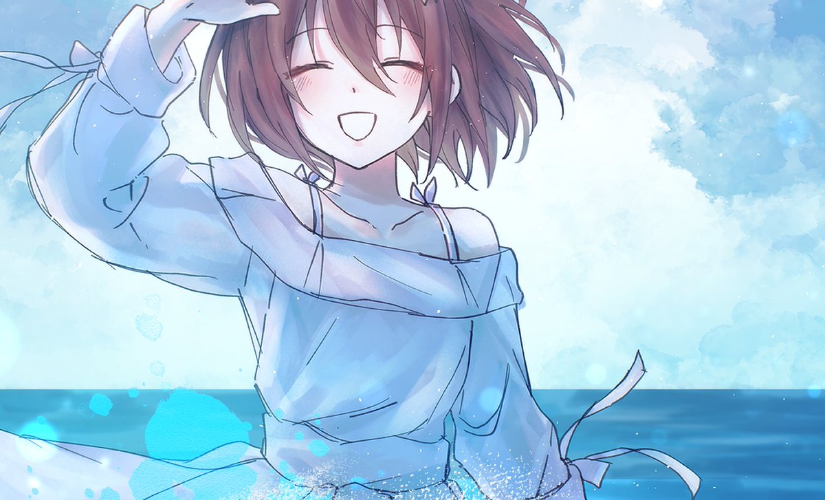 itshuyu_'s tweet image. #maimaiキャラ合同本8
この本のために4枚のイラストを提供した！
今回は夏と抽象的なテーマにしました。
よろしくお願いいたします～🙏

I contributed four illustrations for this book!
This time, I went for summer and an abstract theme.
Thank you very much~