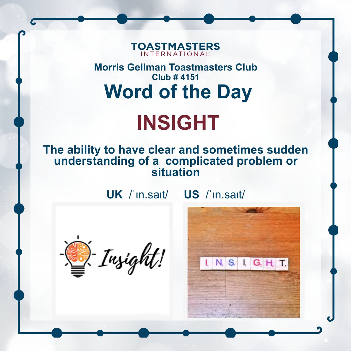 ToastmastersMG's tweet photo. #toastmastersargentina #wordoftheday #toastmastersbuenosaires #buenosaires #buenosairesargentina #buenosairesprovincia #buenosairesquerido #buenosairescapital #caba #ingles #inglesonline #inglesparanegocios #toastmasters #toastmastersclub #toastmasters_club #toastmastersonline https://t.co/vy1yVjhy6t