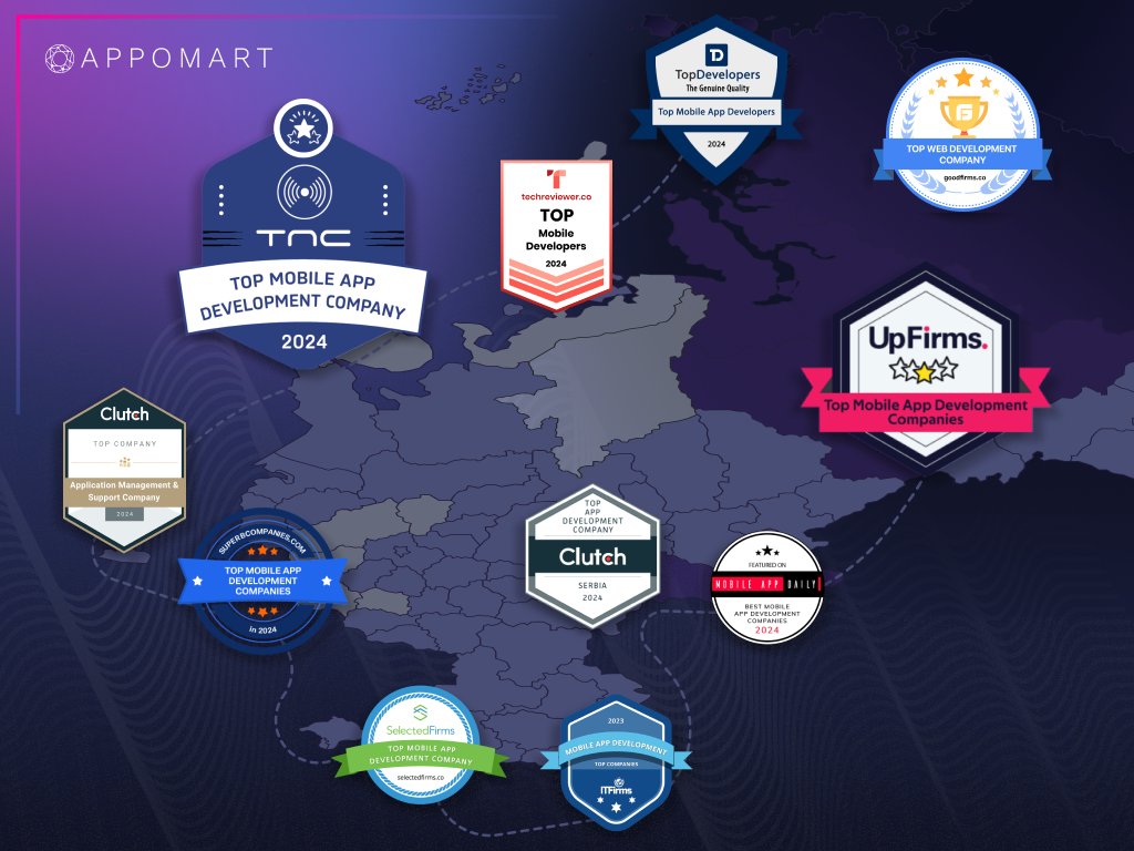 🌟 Appomart is proud to be ranked among the top in international IT rankings! Recognized by TechNewCasts, Good Firms, Up Firms, Clutch, and more, our mobile apps serve tens of thousands of users. 🚀

Want to know more? 👇

👉 Read more on our website: appomart.com/articles/appom…