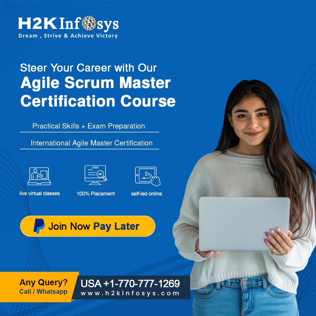h2kinfosys's tweet image. 🚀Steer Your Career with Our Agile Scrum Master Certification Course🎓
:
Enroll Today to Lock In Your Place! @ bit.ly/3lxpch1
:
#agilescrum #agileandscrumcourse #agiletraining #LearnwithH2KInfosys #onlinecourse #atlantageorgia #alpharettaga #LearnwithH2K