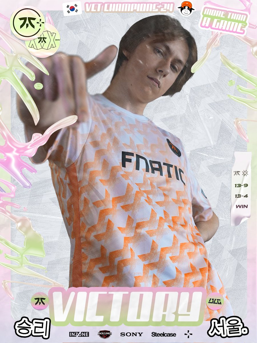 Kicking off #VALORANTChampions with a #FNCWIN!