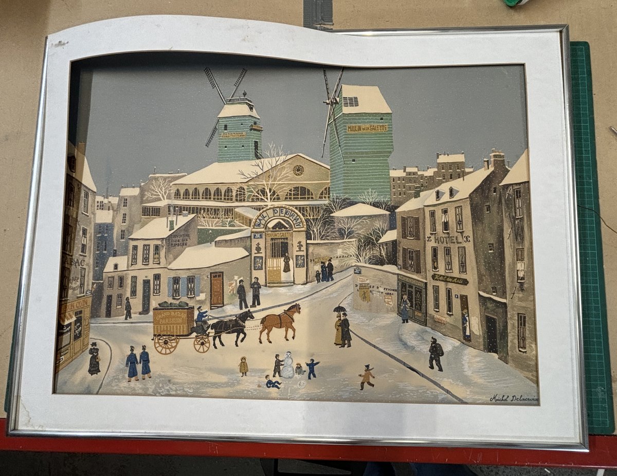 First4frames's tweet image. Hidden Treasure Revealed!
A customer discovered an old, piece of artwork tucked away in a loft for years, collecting dust. With a touch of magic and a brand-new frame from First4frames, we've given this forgotten gem a stunning transformation!