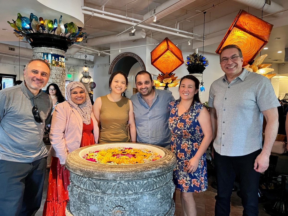 One last celebration for our two surgical fellows from this past year - Dr. Wang and Dr. Cohen.  Here they are alongside 4 of our amazing attendings.  Best of luck in your future endeavors, forever a part of our @ucdavissurgery family! #UCDavisBariatrics