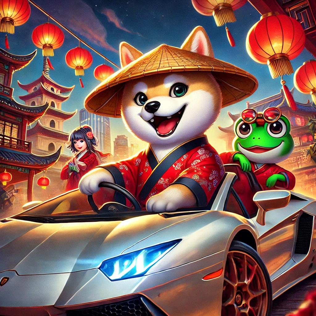 chineseneiroETH's tweet photo. $NEINEI and $PEIPEI hit the streets in style. 🚗💨

From humble cafes to roaring Lamborghinis, these two are living the high life. 🐶🐸 https://t.co/JsEDjaKoVH