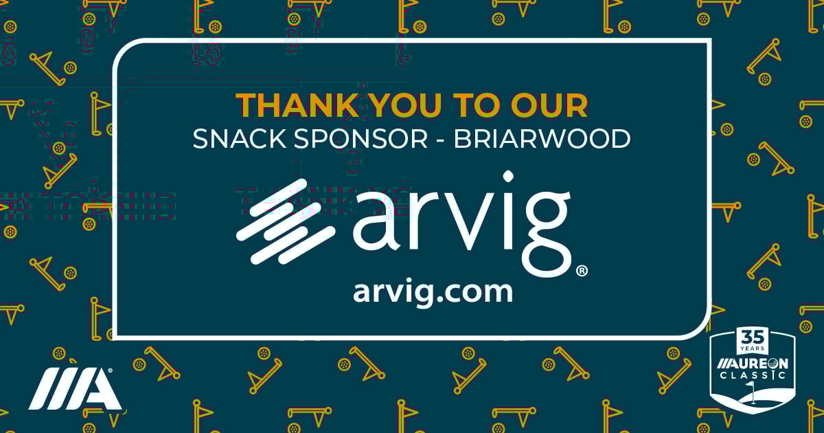 Thank you to @arvighq for being the Snack Sponsor at Briarwood Golf Club at the #35AureonClassic!