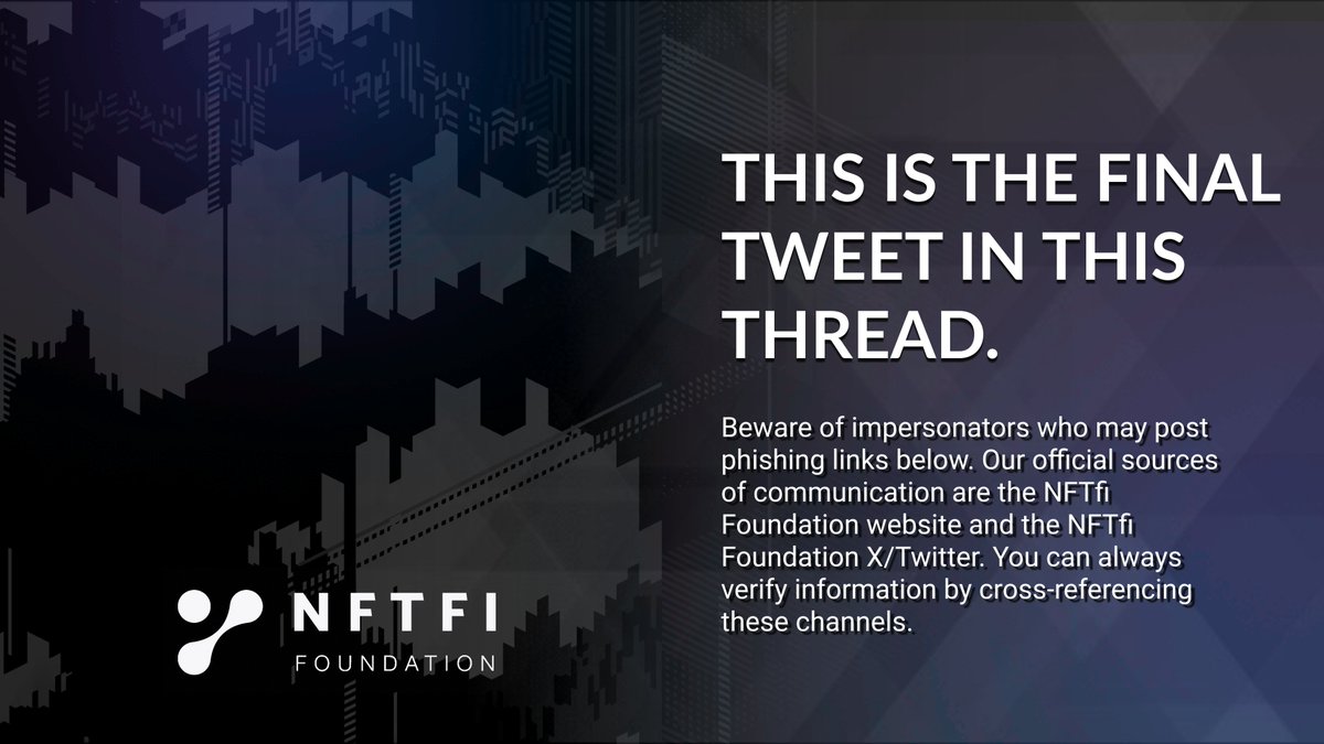 NFTfi Foundation tweet media