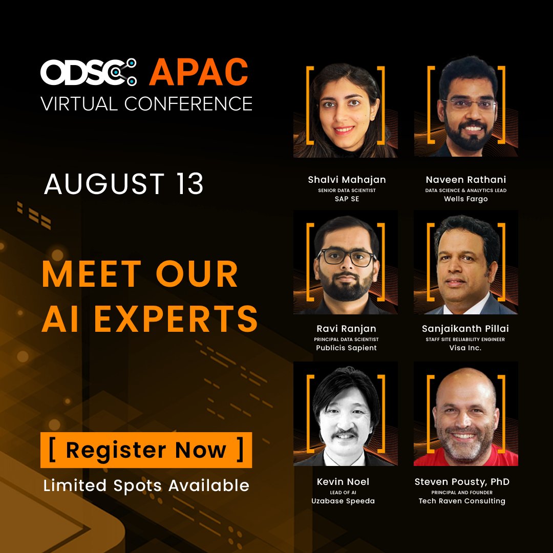 _odsc's tweet image. 🚀 Get beyond the hype at #ODSCAPAC 2024!

Join #AI experts and thought leaders from across the globe for a full day of exploration and discussion on cutting-edge AI topics and tools. 

✅ Register Now – Limited Free Passes Available!
 hubs.li/Q02JRNgf0