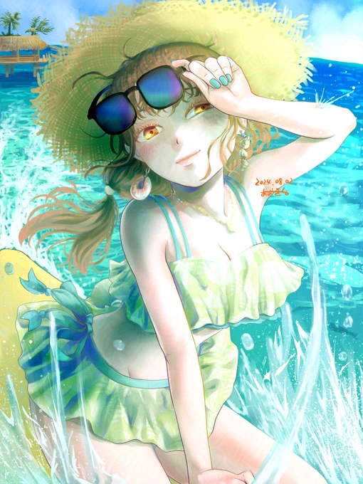 去年描いたイラストです〜#illustration 