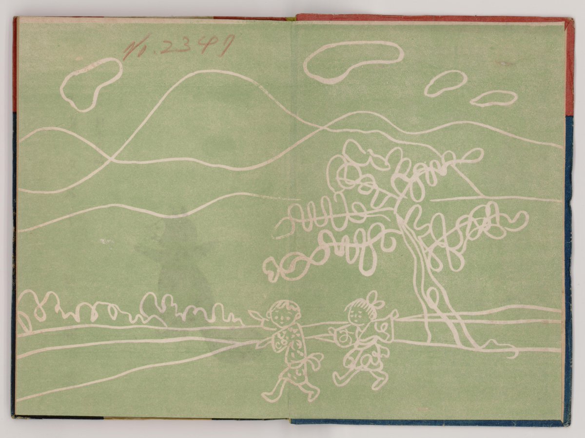 PrangeColl's tweet photo. Haven't done #endoftheweekendpapers for a while so here it is! "Ochita tanuki" (1947). Have a good weekend everyone! #UMDSpecialcollections https://t.co/BHYRNlPF01