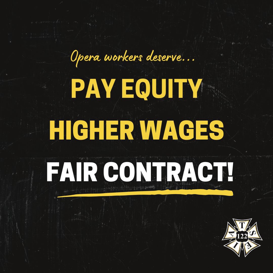 We are currently negotiating a contract with the <a href="/SDOpera/">San Diego Opera</a> and they refuse to sign a fair deal. #WEmakeOperaworthseeing #stagehand <a href="/SDLaborCouncil/">San Diego & Imperial Counties Labor Council</a>
