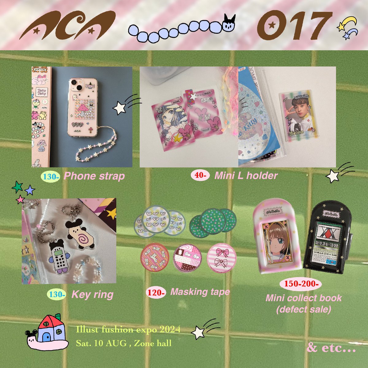 📌 #IFEXPO24
⭐️ACA : booth O17
🗓️Saturday, 10 Aug 2024
🧷Samyan mitrtown hall Fl.5
🥹💕⭐️🍓🤲🏻🙇🏻‍♀️