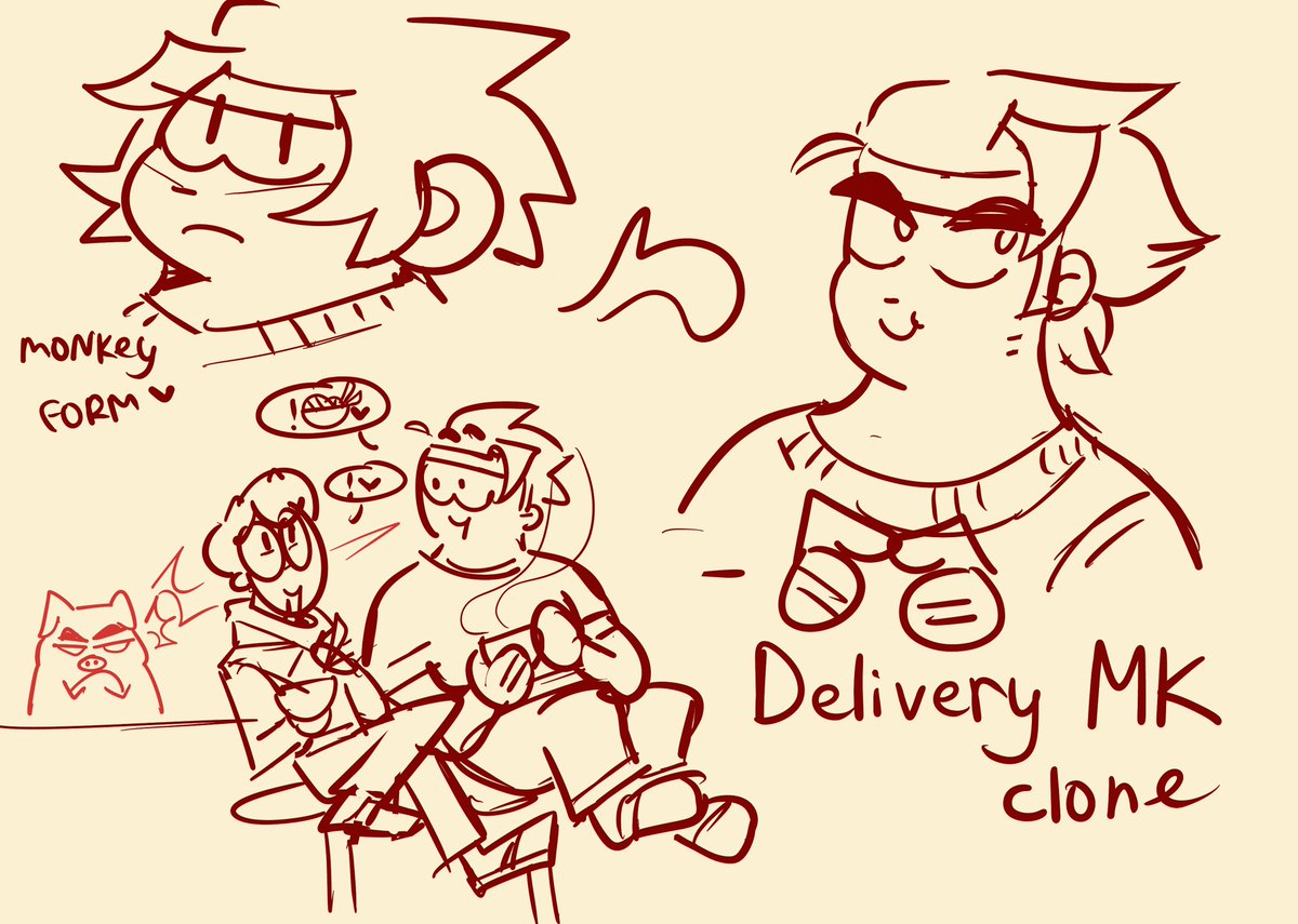 Irracat's tweet photo. #lmk 

Delivery clone ML, rough sketch, but I wanted to draw him so badly... https://t.co/M4Uw5e30IJ