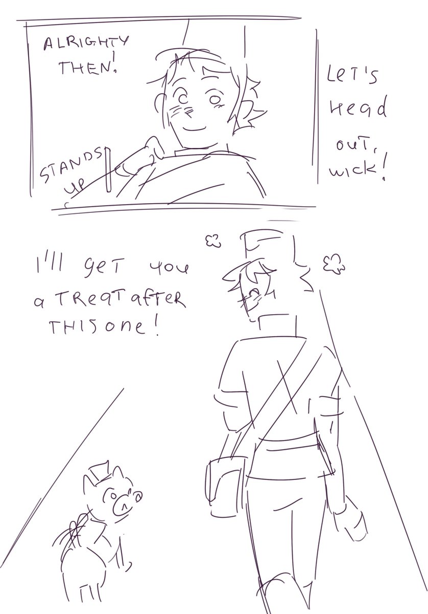 name39379598's tweet photo. never finished this comic. victor is a stick man on the second page lol https://t.co/ZkFfOnxtPL