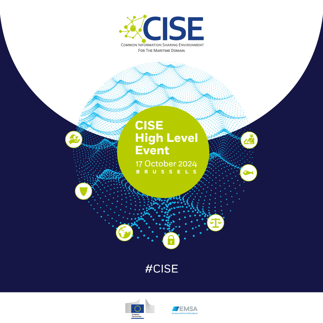 🆕 We are excited to invite you to the #CISE High Level Event on 17 October 2024.

Join <a href="/EMSA_EU/">European Maritime Safety Agency (EMSA)</a>, EU policymakers, and #MaritimeSecurity experts for the launch of the operational phase of the Common Information Sharing Environment.

Secure your spot 👉 
b2match.com/e/cise-high-le…