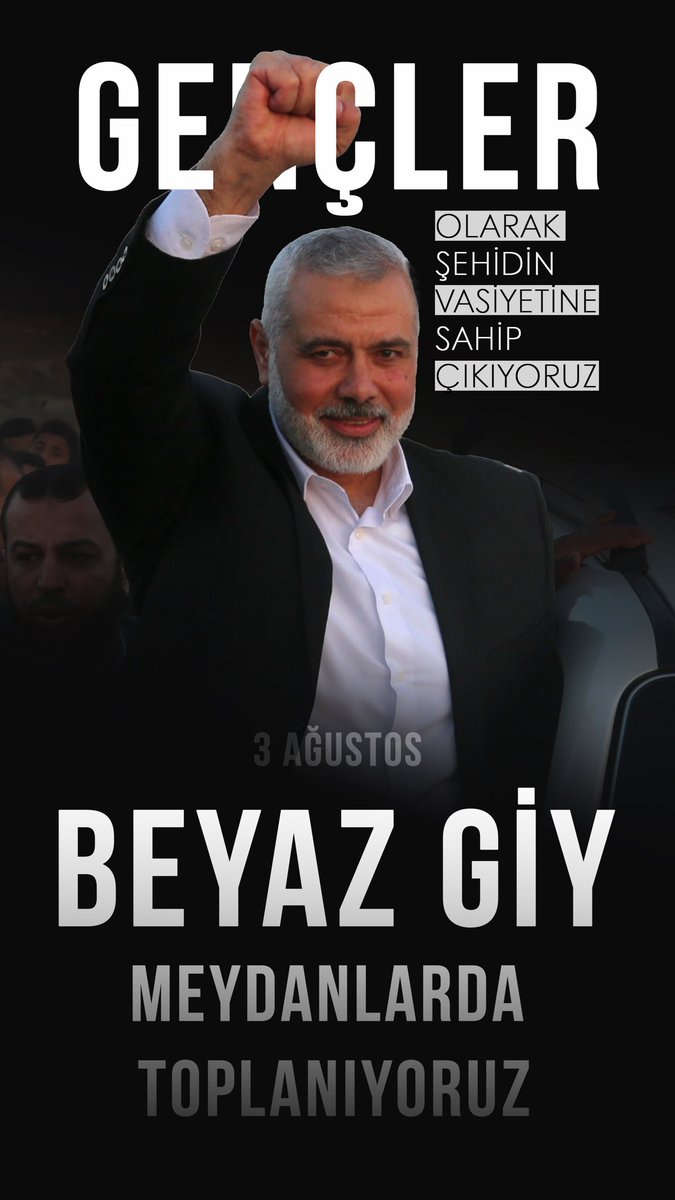 3 Ağustos
Beyaz Giy
Meydanlara Çık