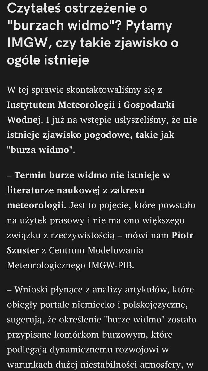 retsuz's tweet photo. W @natematpl ukazało się sprostowanie dot. burz widmo. Zjawisko opisywane przez @twojapogoda po prostu nie istnieje.
Tekst w Na Temat można przeczytać pod adresem:
https://t.co/3qHZJjTk6h
@IMGW_CMM @SkywarnPoland
#burza #widmo #clickbait https://t.co/3cOT5lRHJs