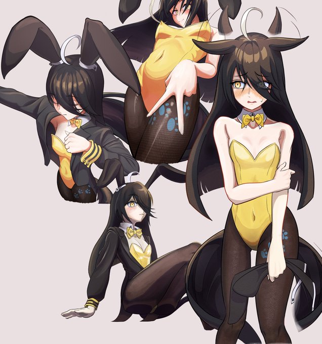 #バニーの日 #ウマ娘 #マンハッタンカフェ 
本当はもう1枚描いてから上げたかったバニーカフェ🐰 