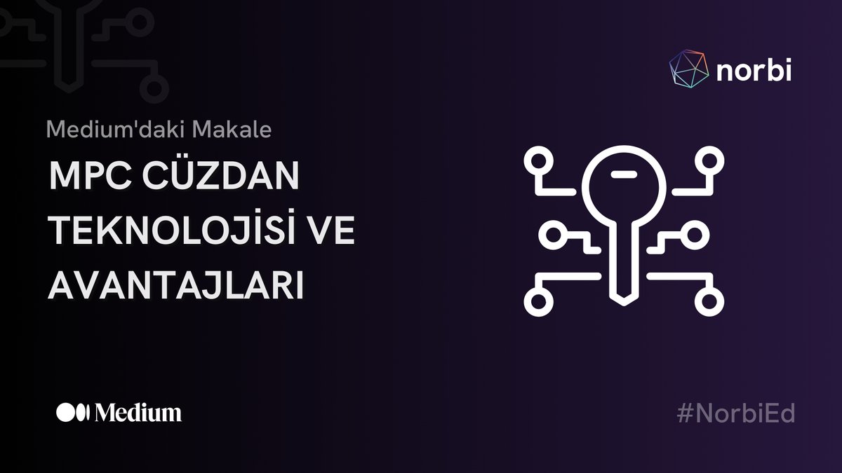 NorbiApp_TR's tweet photo. 🔑MPC (Çok Taraflı Hesaplama) protokolü, kullanıcıların özel anahtarlarını güvenli parçalara bölerek farklı ortamlarda saklanmasını sağlar.
Bu, kripto cüzdan güvenliğinde en son özellik olup, ihlal edilmesini çok zor hale getirir ve evet, Norbi bunu içeriyor!
#NorbiEd https://t.co/6mI8RgNzeF