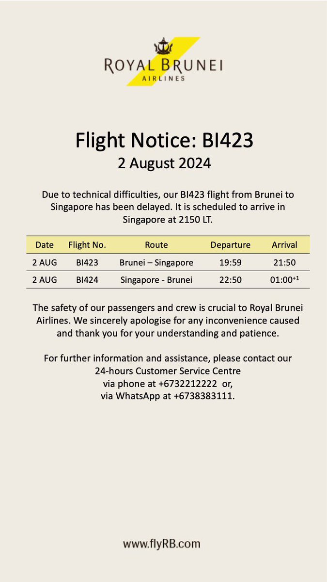 RoyalBruneiAirlines (@royalbruneiair) on Twitter photo 