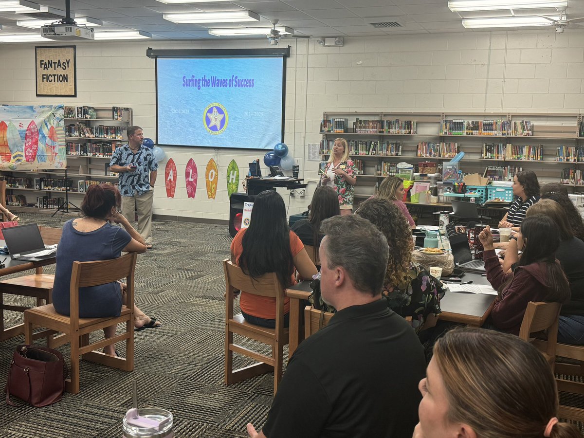 Our teachers are back and prepping to help our students ‘Surf the Waves of Success!’