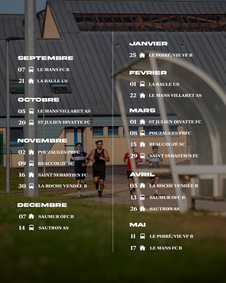 uschangefoot's tweet photo. ๐๐ฎ๐น๐ฒ๐ป๐ฑ๐ฟ๐ถ๐ฒ๐ฟ ๐ฅ๐ญ ๐๏ธ
Retrouvez le calendrier complet de notre รฉquipe fanion pour la saison 24/25 de Rรฉgional 1 ๐๐ผ
#TeamUSC #R1 https://t.co/dygCqPDBUz