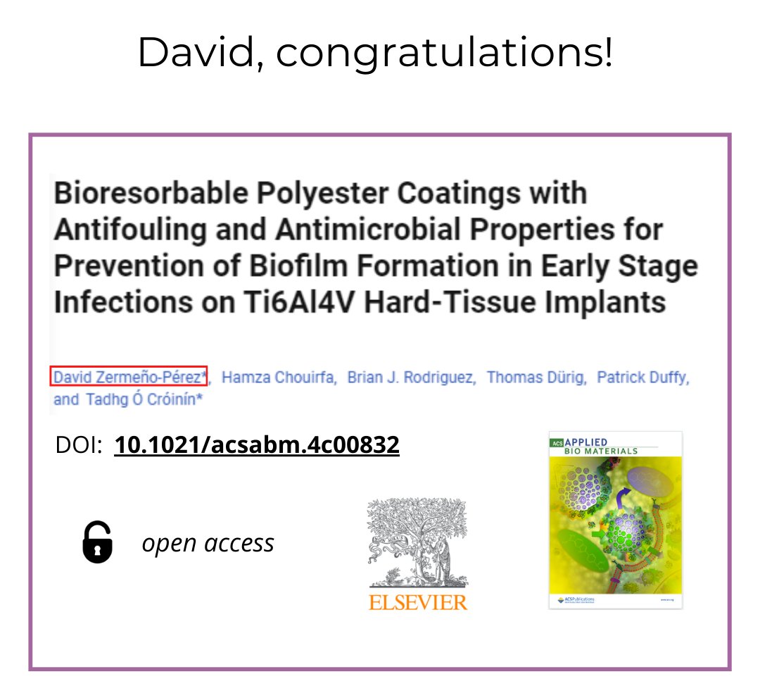Another great work. This time from David.
Find the link in our highlights 🎉

👉doi.org/10.1021/acsabm…

<a href="/MSCActions/">Marie Skłodowska-Curie Actions</a> <a href="/REA_research/">European Research Executive Agency</a> <a href="/HorizonEU/">Horizon Europe 🇪🇺</a> #phdlife #PhD #ITN #biomaterials #bioremia