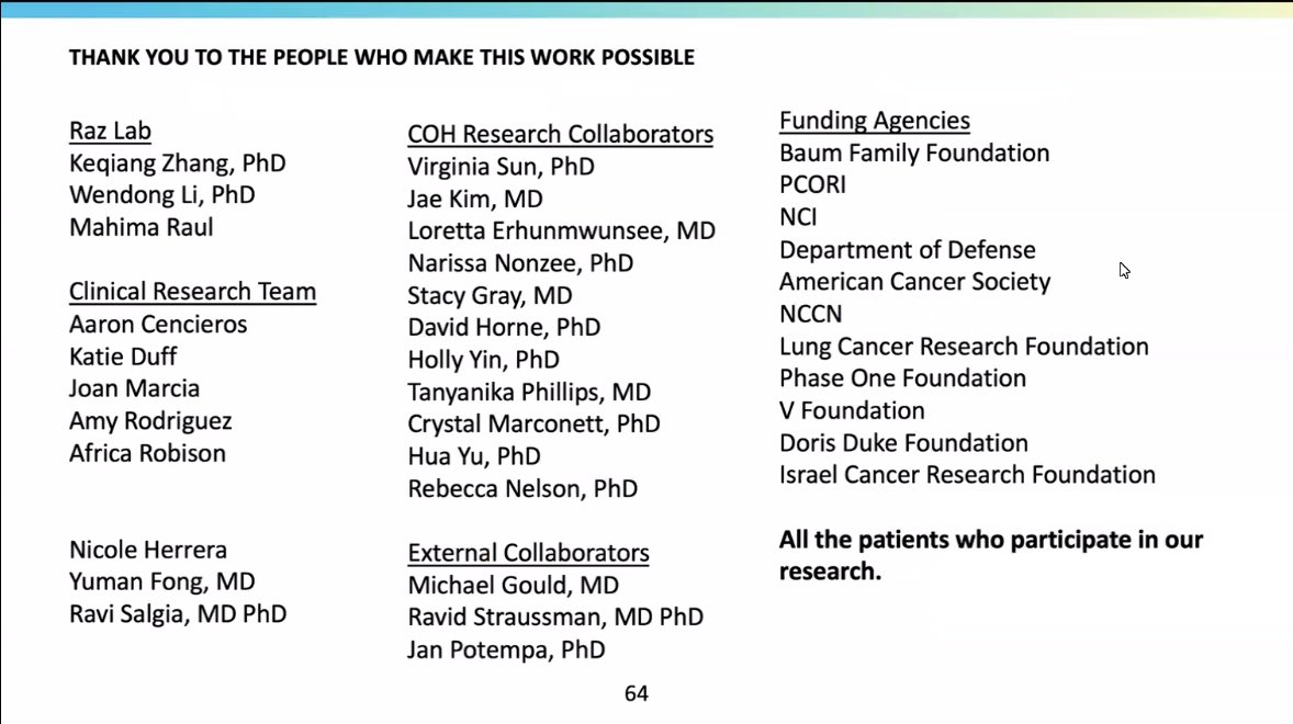City of Hope Surgery (@cityofhopesurg) on Twitter photo A truly impressive <a href="/CityofHopeSurg/">City of Hope Surgery</a> #GrandRounds by <a href="/DanRazMD/">Dan Raz</a> demonstrating #innovation along the entire spectrum of #lungcancer care: #detection, #treatment, & #survivorship. <a href="/DanRazMD/">Dan Raz</a> & colleagues are doing it all. So very proud to have you <a href="/cityofhope/">City of Hope</a>! <a href="/DrJaeYKim/">Jae Kim</a> <a href="/COH_SurgOnc/">City of Hope Surgical Oncology</a> A truly impressive <a href="/CityofHopeSurg/">City of Hope Surgery</a> #GrandRounds by <a href="/DanRazMD/">Dan Raz</a> demonstrating #innovation along the entire spectrum of #lungcancer care: #detection, #treatment, & #survivorship. <a href="/DanRazMD/">Dan Raz</a> & colleagues are doing it all. So very proud to have you <a href="/cityofhope/">City of Hope</a>! <a href="/DrJaeYKim/">Jae Kim</a> <a href="/COH_SurgOnc/">City of Hope Surgical Oncology</a>