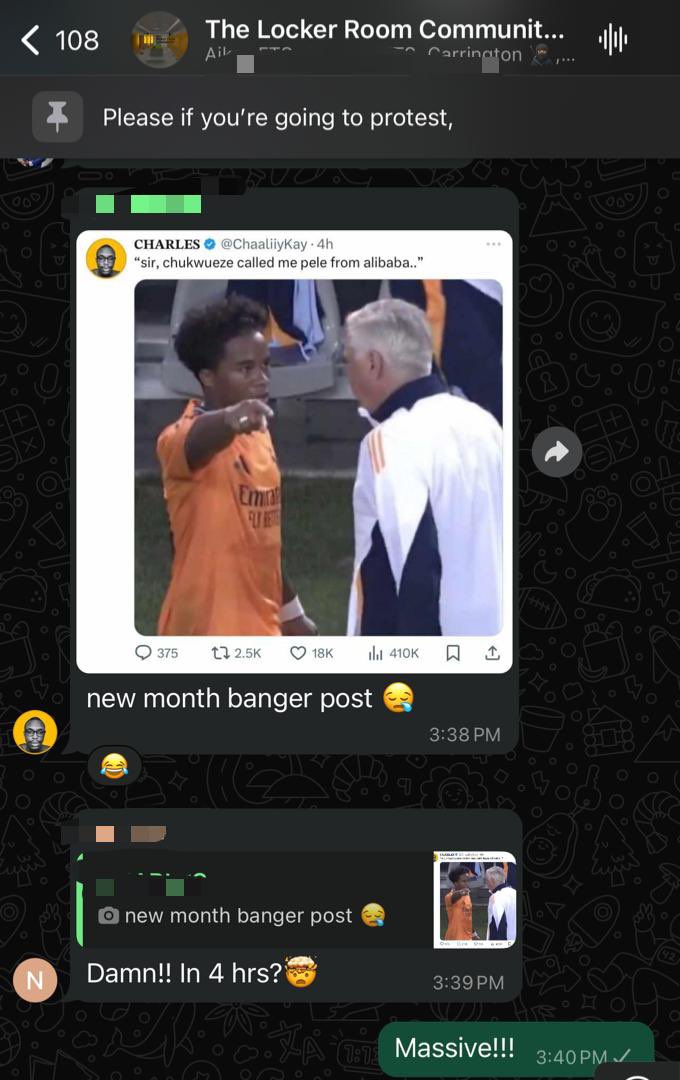 0g_papil0's tweet photo. Massive Testimonial from a consumer of #FootballTwitterSecrets and a member of @TheLockerrRoom
Congratulations @ChaaliiyKay on hitting Massive engagement just in 4hrs🔥🫨
Dm FTS let’s see if you are a good fit https://t.co/NW2W4XRgCN