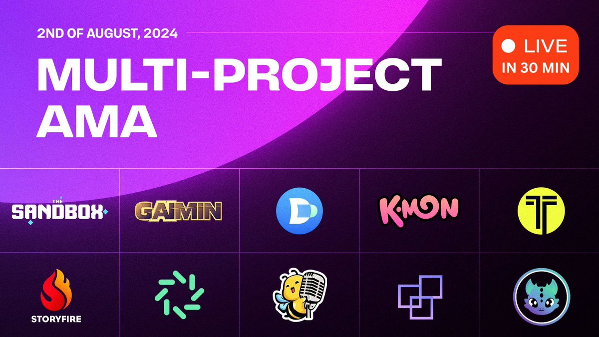FlashySocialHQ's tweet photo. 🔥 30 MINUTES TO THE MEGA AMA 🔥

📅 Date: August 2nd  
⏰ Time: 2 PM UTC  
🏆 Prize Pool: $300 value + Live Prizes

🚀10 Projects AMA Marathon!

📣 📣 JOIN US HERE:
https://t.co/3EG58DTQOX https://t.co/s0MXNLzUVI