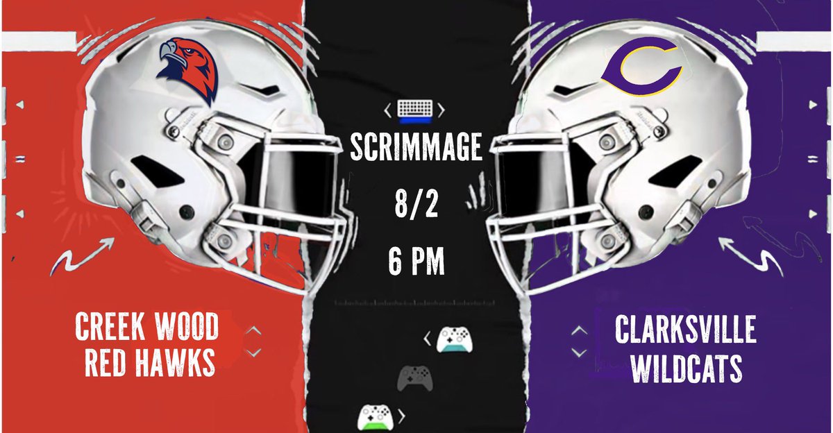 Camp is over! Scrimmage #1 is here! If you can come out to Hilda J. Richardson Field tonight as your ‘Cats take on Creekwood. #PurpleProcess #GoldStandard