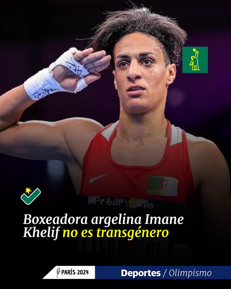 🥊|#DeportesDL| Es falso que la argelina naciera varón como se ha alegado

🔗ow.ly/8XoH50SPXuj

#DiarioLibre #JJOO #ImaneKhelif #Boxeadora