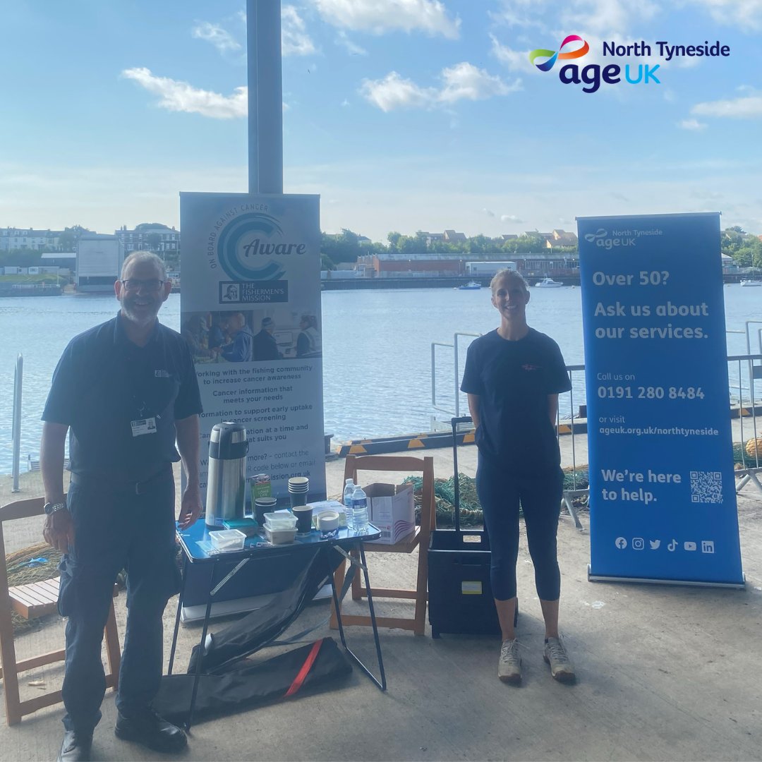 Paula recently joined the wonderful <a href="/FishMishCAware/">C-Aware</a> team to discuss our goal to make North Tyneside an age-friendly borough with <a href="/HWNTyneside/">HealthwatchNTyneside</a> 💙

You can support our goal by completing the survey on our website 🔗 ageuk.org.uk/northtyneside/…

#Support #OlderPeople #NorthTyneside