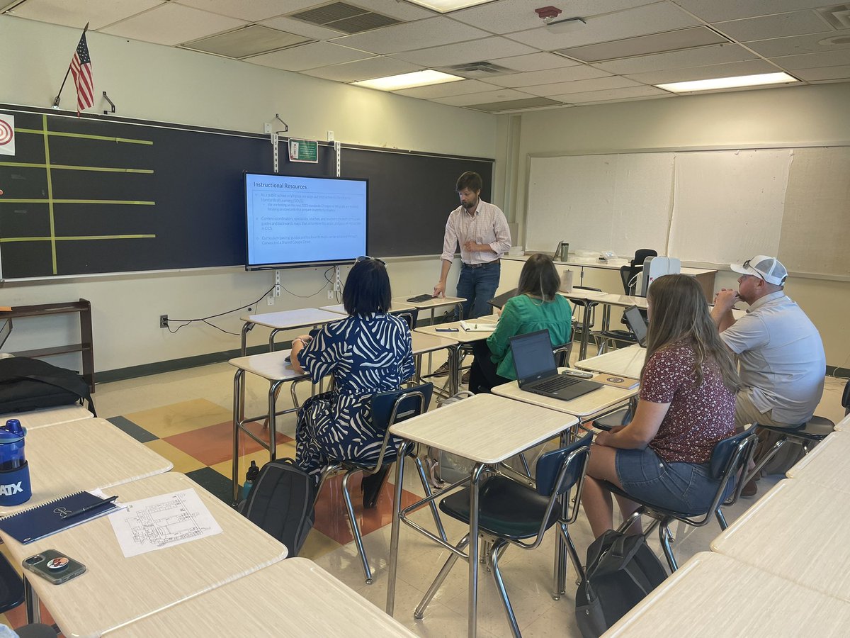 More informative sessions at Day 2 of New Educator Orientation! <a href="/CvilleSchools/">Charlottesville City Schools</a>