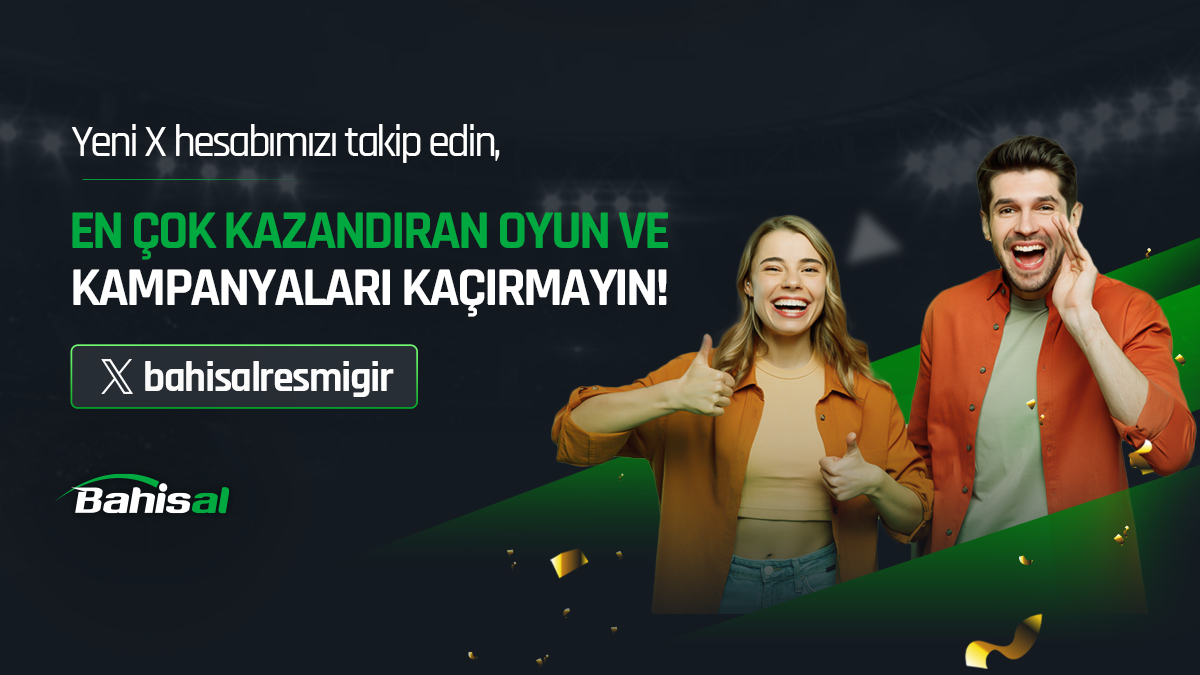 BahisalResmi1's tweet photo. Yeni X hesabımızla yeniden sizlerleyiz! 

Hesabımızı takip edin, en çok kazandıran oyun ve kampanyaları kaçırmayın. 

#sosyalmedya #bahis https://t.co/aM4zG9xWUx