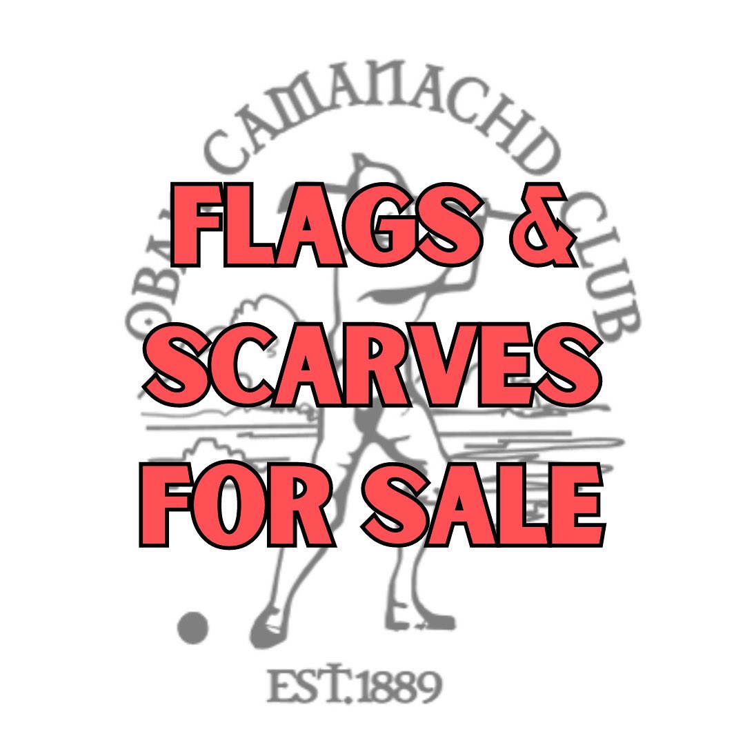 CAMANACHD MERCH ⚫️🔴

We have flags and scarves for sale via the club!

Flags £15 🇹🇹

Scarves £10 🧣

Please message the page or any committee directly if interested!

Available for tomorrow’s game and upcoming fixtures 🔴⚫️

#WeAreObanCamanachd⚫️🔴